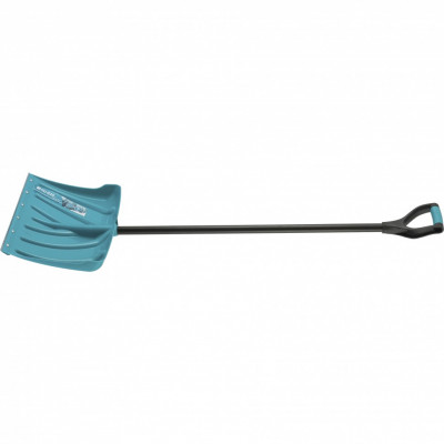 Лопата для уборки снега, полипропилен, 460х335х1300 мм, металлопластиковый черенок, luxe// palisad