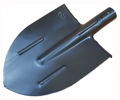 Лопата штыковая лко-3 с ребрами жесткости каленая (сталь 5пс гост: 1577-93) б/ч *магнитогорск*