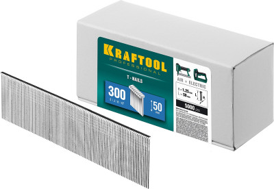 Kraftool тип 18ga (47/300/f) 50 мм, 5000 шт, гвозди для нейлера (31785-50)