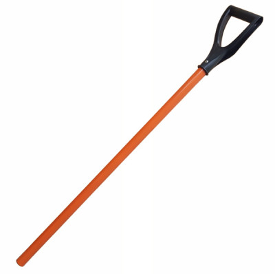 Черенок алюминиевый для снеговых лопат d-32мм пор.окр. оранжевый с y-ручкой