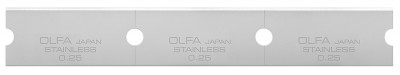 Olfa 30 шт, прямые лезвия gsr-1/3b gsr-2 для скребков 120 мм (ol-gsb-1s)