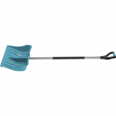 Лопата для уборки снега пластиковая luxe, 540х375х1520 мм, стальной черенок// palisad