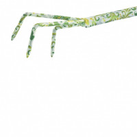 Рыхлитель 3-зубый, 55х385 мм, стальной, пластиковая рукоятка, flower green// palisad