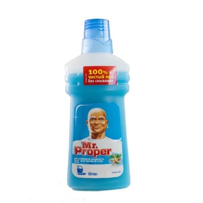 Мистер пропер чистящее средство для мытья пола и стен (0,5л)