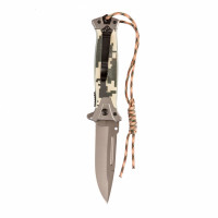 Нож туристический,складной 220мм/90мм системы liner-lock,с накладкой g10 на рук-ке+стеклобой// барс