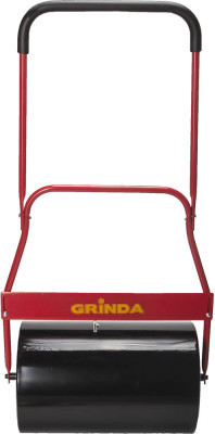 Grinda 40 л, размеры 320х580 мм, стальной барабан, нескользящая рукоятка, каток для газона (422117)