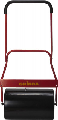 Grinda 62 л, размеры 400 х 580 мм, стальной барабан, нескользящая рукоятка, каток для газона (422115)