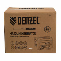 Генератор бензиновый ge-7900, 6,5 квт, 220в/50гц, 25 л, ручной старт// denzel