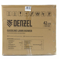Газонокосилка бензиновая gld-420, 146 см3,шир 42 см,40 л// denzel