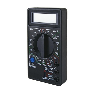 Мультиметр цифровой м-838 10а, 1кв, 2мом, 750с, звук и температура