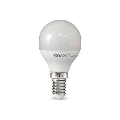 Лампа светодиодная LED e14, шар, 6вт, 230в, 2700к, теплый свет