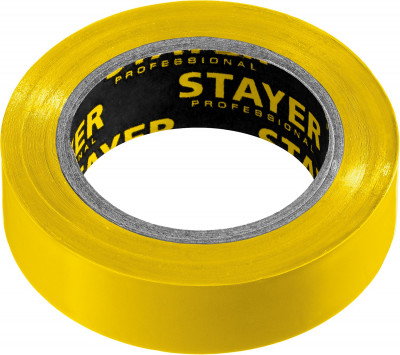 Stayer protect-20, 19 мм х 20 м, 5 000 в, черная, изолента ПВХ, professional (12292-d)