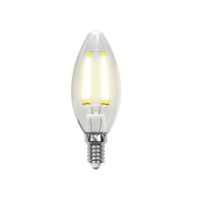 Лампа филаментная LED e14, свеча, 6вт, 230в, 3000к, теплый свет