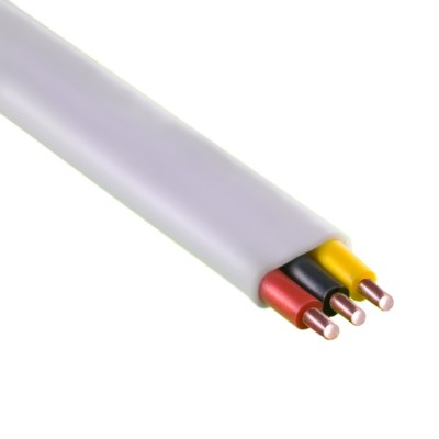 Провод установочный пунпмб 3х2,5мм2, белый (бухта-100п.м.)