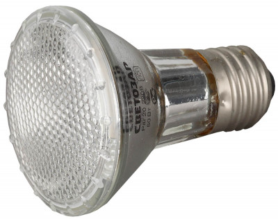 Лампа галогенная светозар с защитным стеклом, цоколь e27, диаметр 65мм, 50вт, 220в