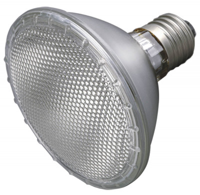 Лампа галогенная светозар с защитным стеклом, цоколь e27, диаметр 97мм, 75вт, 220в
