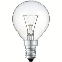 Филипс лампа накаливания e27, 40w (p45 cl) шар прозрачный