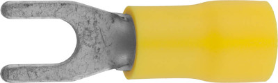 Светозар d 4мм изолированный наконечник с вилкой для многожильного кабеля (49420-60)