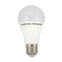 Лампа светодиодная LED e27, груша а60, 10вт, 230в, 4000к, хол. белый свет