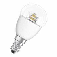 Осрам лампа светодиодная LED е14, шар, 6вт, 230в, 2700к, прозрачная, тепл. белый свет