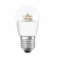 Осрам лампа светодиодная LED е27, шар, 6вт, 230в, 2700к, прозрачная, тепл. белый свет