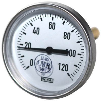 Термометр биметаллич а5002 120c дк100 l=100 3901912 (36523042) wika