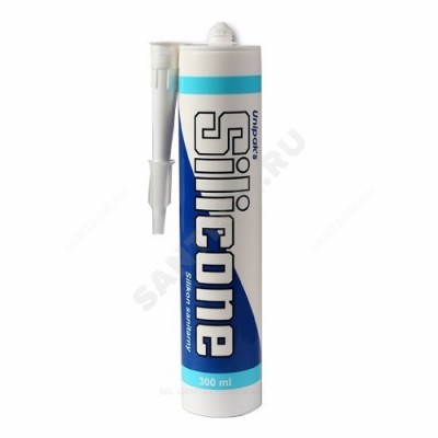 Герметик силиконовый санитарный silicone sanitary картридж 300мл белый unipak 6700242
