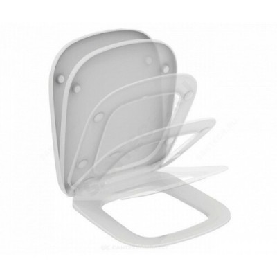 Сиденье для унитаза esedra дюропласт soft close ideal standard t318301