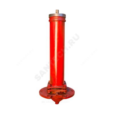 Гидрант пожарный сталь 500 мм ру10 красный спецснаб