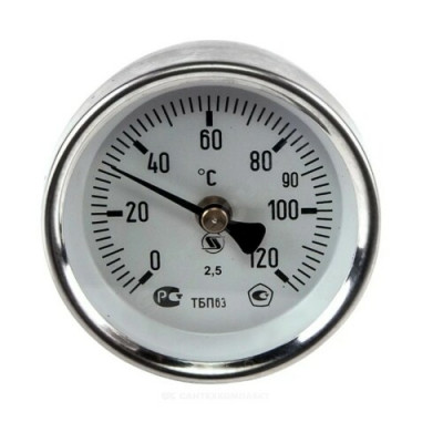 Термометр накладной дк63 120с тбп63/тр50 завод теплотехнических приборов