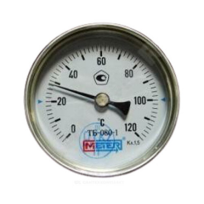 Термометр биметалл тб63 120с дк63 l=100 g1/2
