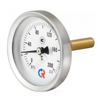 Термометр биметаллический дк63 осевой 100с бт-31.211 росма
