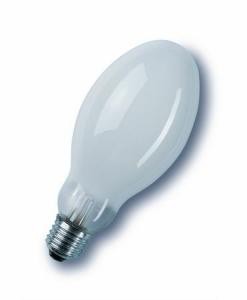 Лампа газоразрядная ртутная HQL 80Вт эллипсоидная E27 DE LUXE OSRAM 4050300015149
