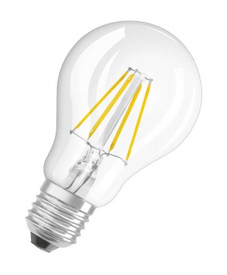 Лампа светодиодная PARATHOM Retrofit CLASSIC A 40DIM 4W/827 220-240V E27 OSRAM 4058075817012