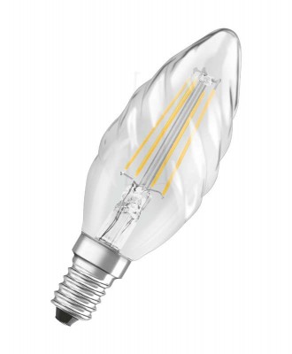 Лампа светодиодная филаментная LED STAR CLASSIC BW 40 4W/827 230V FIL FS1 E14 OSRAM 4058075055391