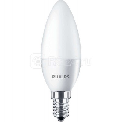 Лампа светодиодная ess LED candle 5.5-50вт свеча e14 840 b38 nd fr мат. philips 929001811107 / 871869676329200