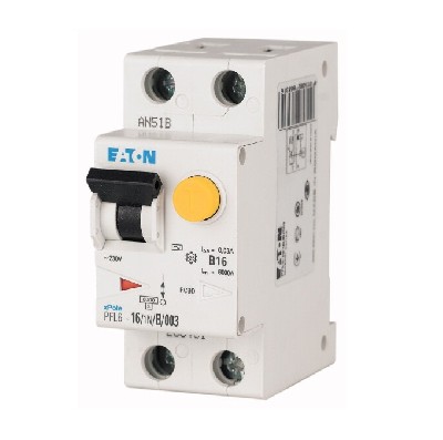 Выключатель автоматический дифференциального тока 2п (1P+N) C 10А 30мА тип AC 6кА PFL6 2мод. EATON 286465