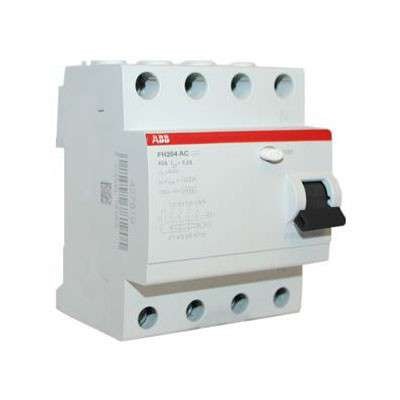 Выключатель дифференциального тока (УЗО) 4п 40А 30мА тип AC FH204 ABB 2CSF204004R1400