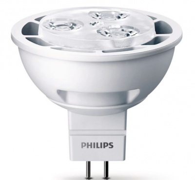 Лампа светодиодная LED 5.5вт (30вт) gu5.3 ww 12в mr16 36d блист. philips 871829119282400 не вып