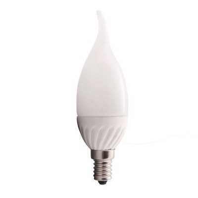 Лампа светодиодная hlb 05-37-c-02 5вт свеча 4000к белый e14 380лм 165-265в новый свет 500210
