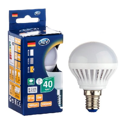 Лампа светодиодная LED-g45-e14-5вт-2700к rev 32260 3