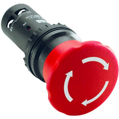 Кнопка CE4T-10R-20 с фикс. 2НО ABB 1SFA619550R1021