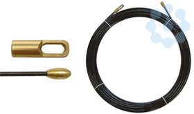 Протяжка кабельная 20м из перлона d3 стальные наконечник поисковая пружина haupa 150226