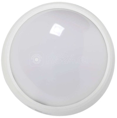 Светильник светодиодный дпо 3030 12вт 4500к ip54 круг пластик бел. иэк ldpo0-3030-12-4500-k01