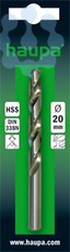 Сверло спиральное 1мм (уп.3шт) HAUPA 230020/CO