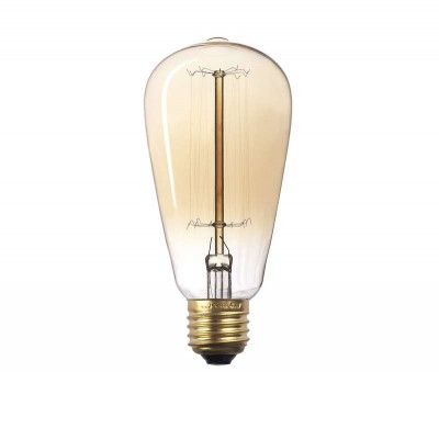 Лампа накаливания декоративная RETRO ST64 GOLD 60Вт E27 Jazzway 4895205010017