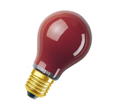 Лампа накаливания DECOR A 11Вт E27 240В красн. LEDVANCE OSRAM 4008321545824