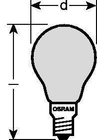 Лампа накаливания CLASSIC P FR 25Вт E14 220-240В СПЕЦ. LEDVANCE OSRAM 4052899054844