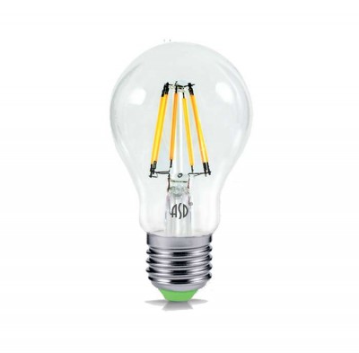 Лампа светодиодная филаментная LED-А60-premium 6Вт шар 4000К белый E27 540лм 160-260В ASD 4690612003474