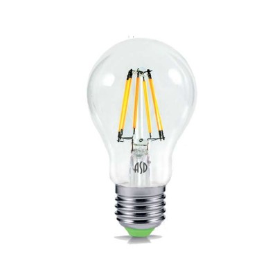 Лампа светодиодная филаментная LED-А60-premium 8Вт шар 4000К белый E27 720лм 160-260В ASD 4690612003481